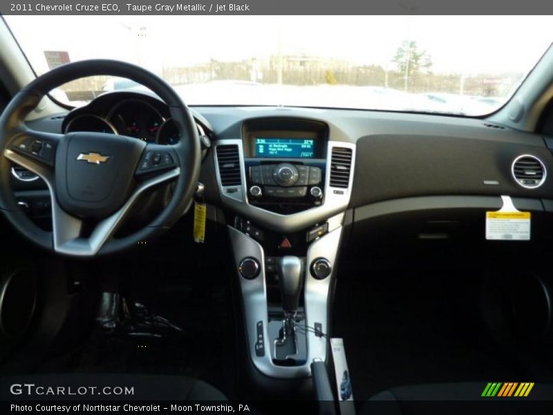 Taupe Gray Metallic / Jet Black 2011 Chevrolet Cruze ECO