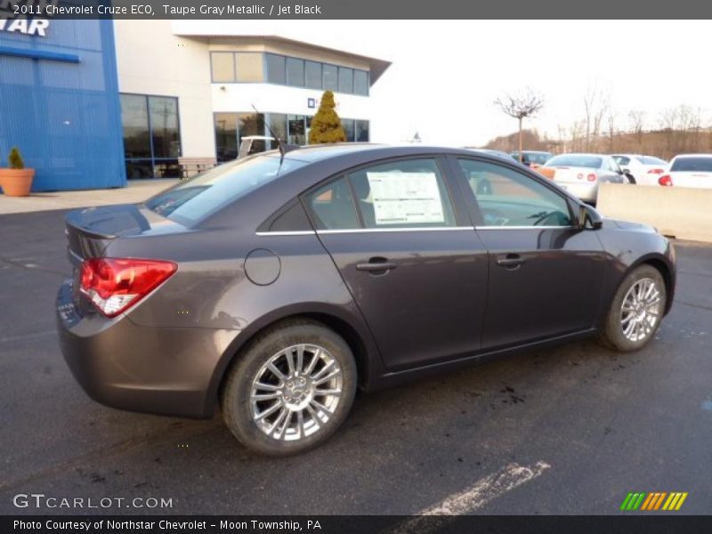 Taupe Gray Metallic / Jet Black 2011 Chevrolet Cruze ECO