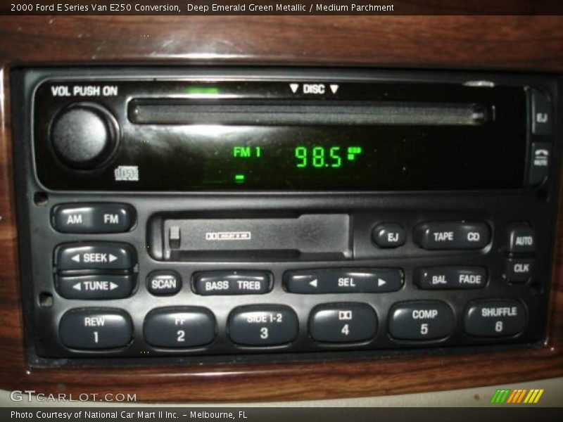 Deep Emerald Green Metallic / Medium Parchment 2000 Ford E Series Van E250 Conversion