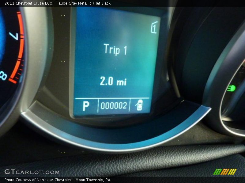 Taupe Gray Metallic / Jet Black 2011 Chevrolet Cruze ECO