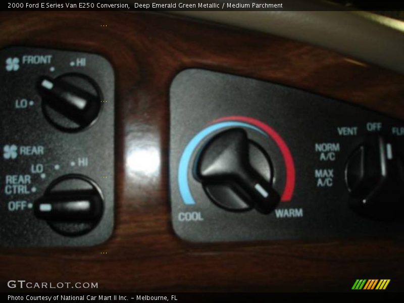 Deep Emerald Green Metallic / Medium Parchment 2000 Ford E Series Van E250 Conversion