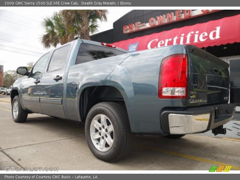 Stealth Gray Metallic / Ebony 2009 GMC Sierra 1500 SLE XFE Crew Cab