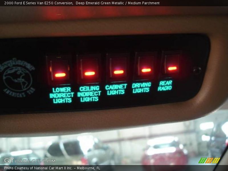 Deep Emerald Green Metallic / Medium Parchment 2000 Ford E Series Van E250 Conversion