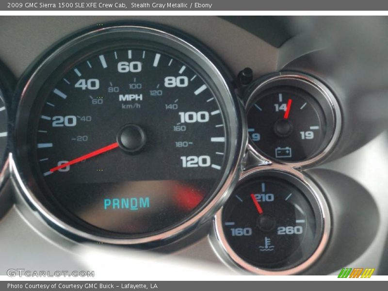 Stealth Gray Metallic / Ebony 2009 GMC Sierra 1500 SLE XFE Crew Cab