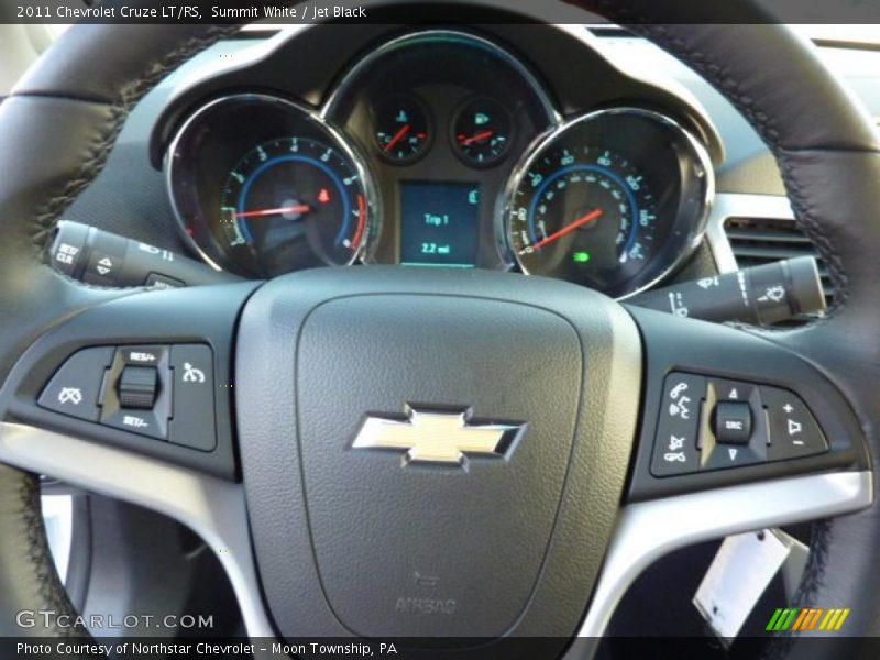 Summit White / Jet Black 2011 Chevrolet Cruze LT/RS