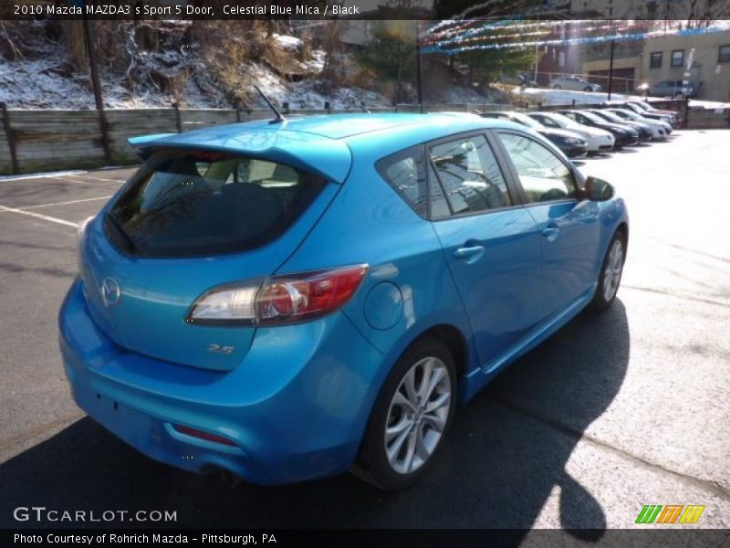Celestial Blue Mica / Black 2010 Mazda MAZDA3 s Sport 5 Door