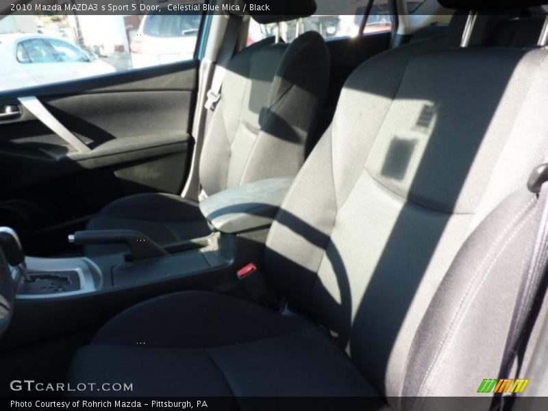 Celestial Blue Mica / Black 2010 Mazda MAZDA3 s Sport 5 Door