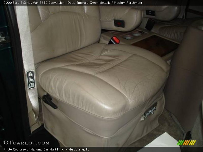 Deep Emerald Green Metallic / Medium Parchment 2000 Ford E Series Van E250 Conversion
