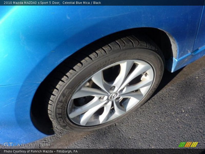 Celestial Blue Mica / Black 2010 Mazda MAZDA3 s Sport 5 Door