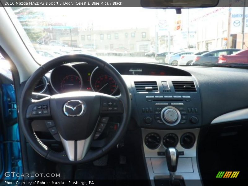 Celestial Blue Mica / Black 2010 Mazda MAZDA3 s Sport 5 Door