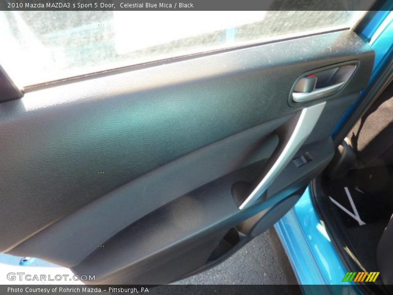 Celestial Blue Mica / Black 2010 Mazda MAZDA3 s Sport 5 Door