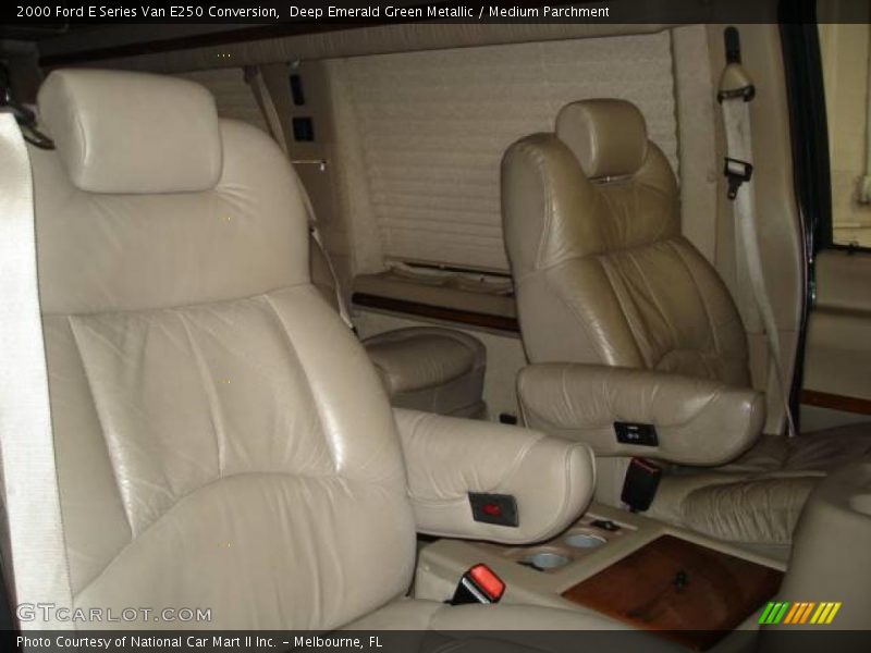 Deep Emerald Green Metallic / Medium Parchment 2000 Ford E Series Van E250 Conversion