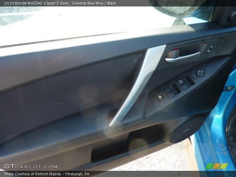 Celestial Blue Mica / Black 2010 Mazda MAZDA3 s Sport 5 Door
