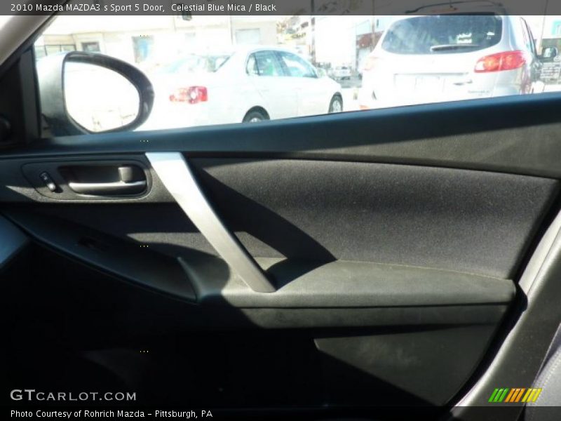 Celestial Blue Mica / Black 2010 Mazda MAZDA3 s Sport 5 Door