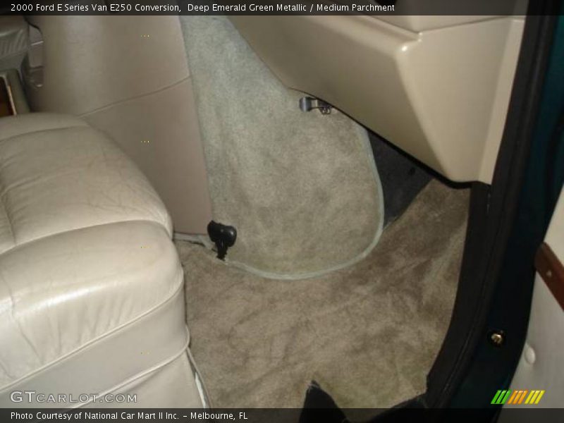 Deep Emerald Green Metallic / Medium Parchment 2000 Ford E Series Van E250 Conversion