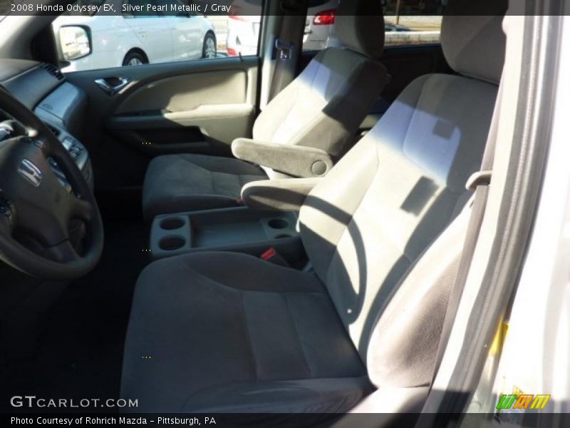 Silver Pearl Metallic / Gray 2008 Honda Odyssey EX