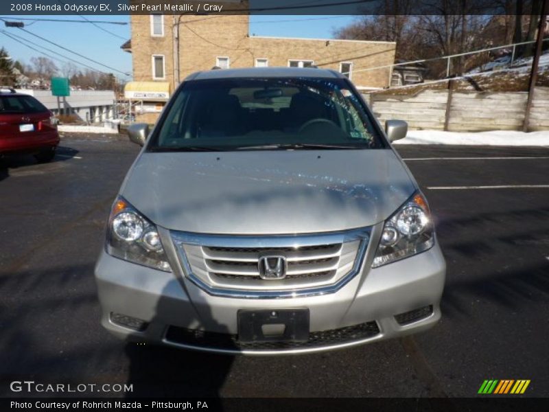 Silver Pearl Metallic / Gray 2008 Honda Odyssey EX