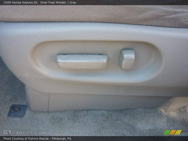 Silver Pearl Metallic / Gray 2008 Honda Odyssey EX