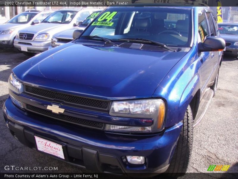 Indigo Blue Metallic / Dark Pewter 2002 Chevrolet TrailBlazer LTZ 4x4