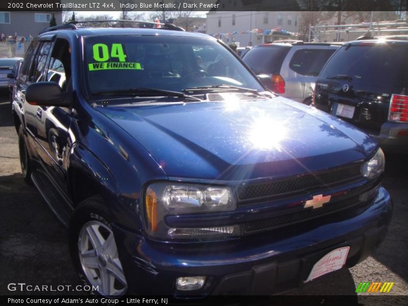 Indigo Blue Metallic / Dark Pewter 2002 Chevrolet TrailBlazer LTZ 4x4