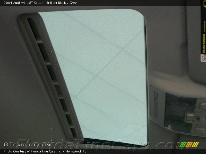 Brilliant Black / Grey 2004 Audi A4 1.8T Sedan