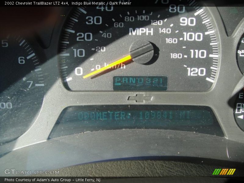 Indigo Blue Metallic / Dark Pewter 2002 Chevrolet TrailBlazer LTZ 4x4