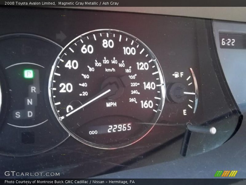 Magnetic Gray Metallic / Ash Gray 2008 Toyota Avalon Limited