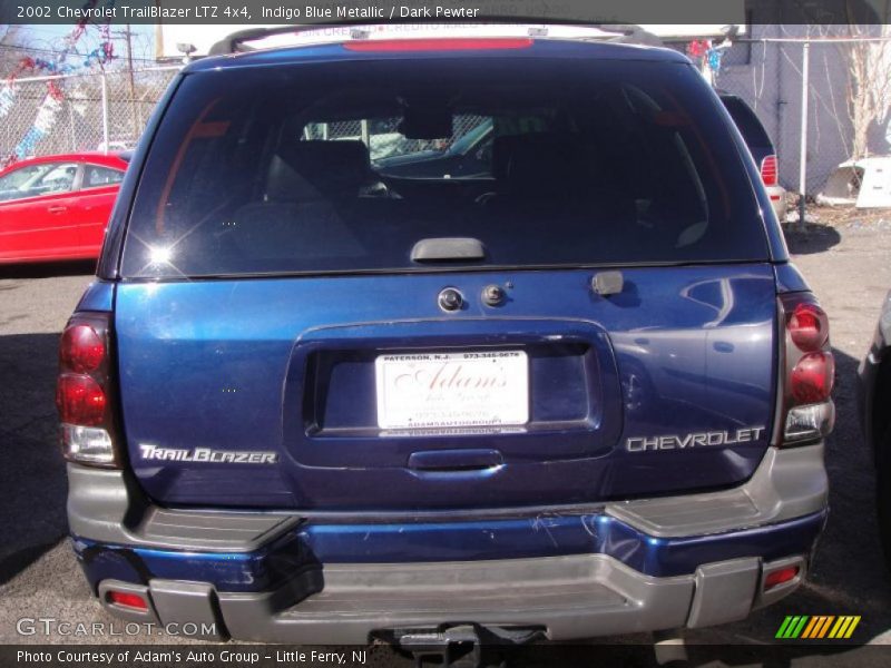 Indigo Blue Metallic / Dark Pewter 2002 Chevrolet TrailBlazer LTZ 4x4
