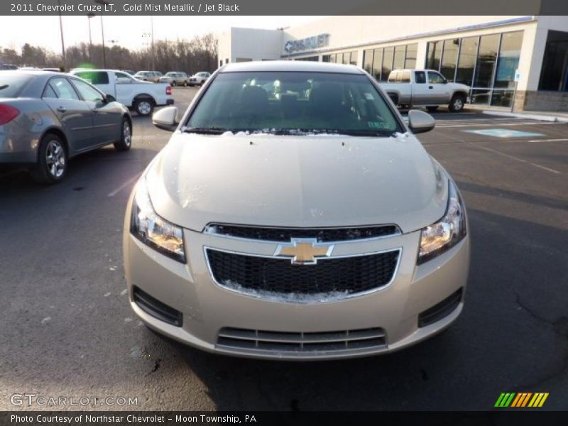 Gold Mist Metallic / Jet Black 2011 Chevrolet Cruze LT