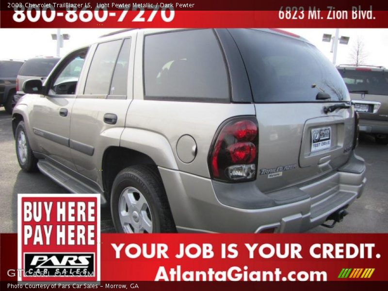 Light Pewter Metallic / Dark Pewter 2003 Chevrolet TrailBlazer LS