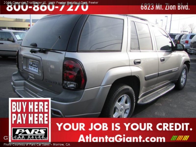 Light Pewter Metallic / Dark Pewter 2003 Chevrolet TrailBlazer LS