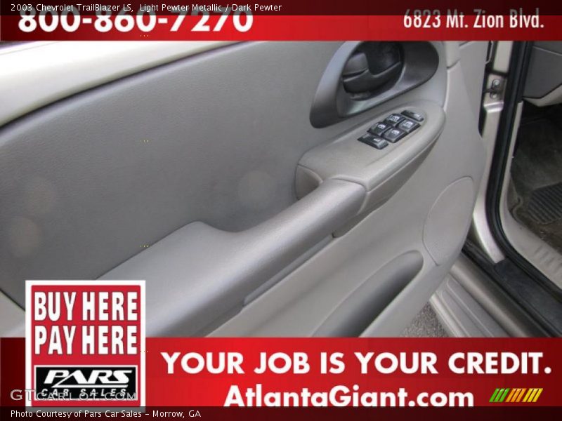 Light Pewter Metallic / Dark Pewter 2003 Chevrolet TrailBlazer LS