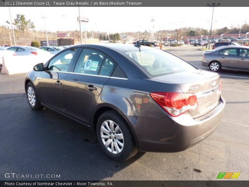 Taupe Gray Metallic / Jet Black/Medium Titanium 2011 Chevrolet Cruze LS