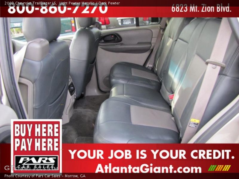 Light Pewter Metallic / Dark Pewter 2003 Chevrolet TrailBlazer LS