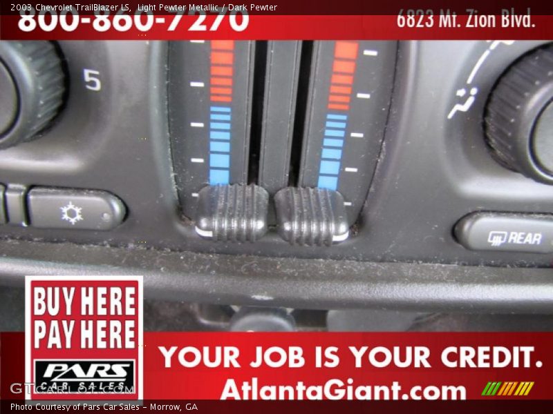Light Pewter Metallic / Dark Pewter 2003 Chevrolet TrailBlazer LS