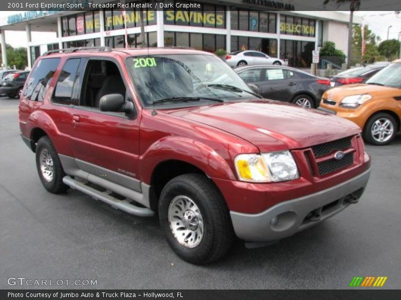 Toreador Red Metallic / Dark Graphite 2001 Ford Explorer Sport