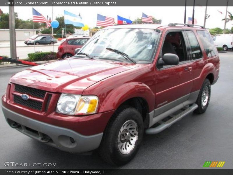 Toreador Red Metallic / Dark Graphite 2001 Ford Explorer Sport