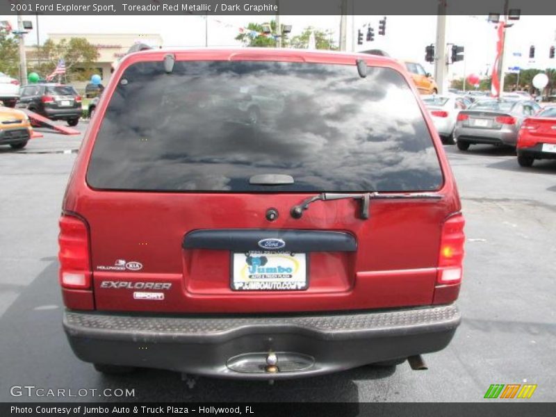 Toreador Red Metallic / Dark Graphite 2001 Ford Explorer Sport