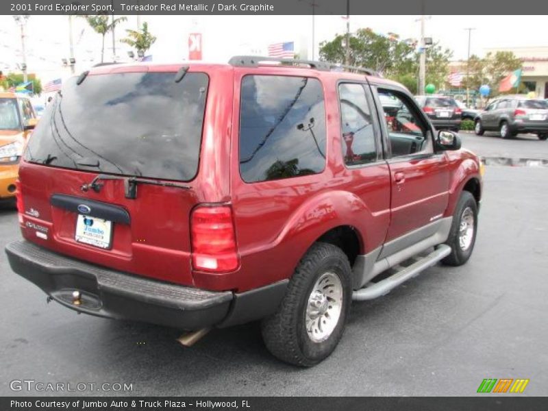 Toreador Red Metallic / Dark Graphite 2001 Ford Explorer Sport