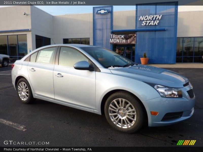 Ice Blue Metallic / Jet Black 2011 Chevrolet Cruze ECO