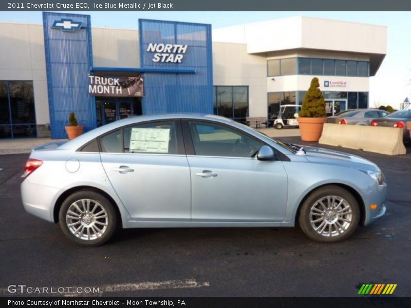 Ice Blue Metallic / Jet Black 2011 Chevrolet Cruze ECO