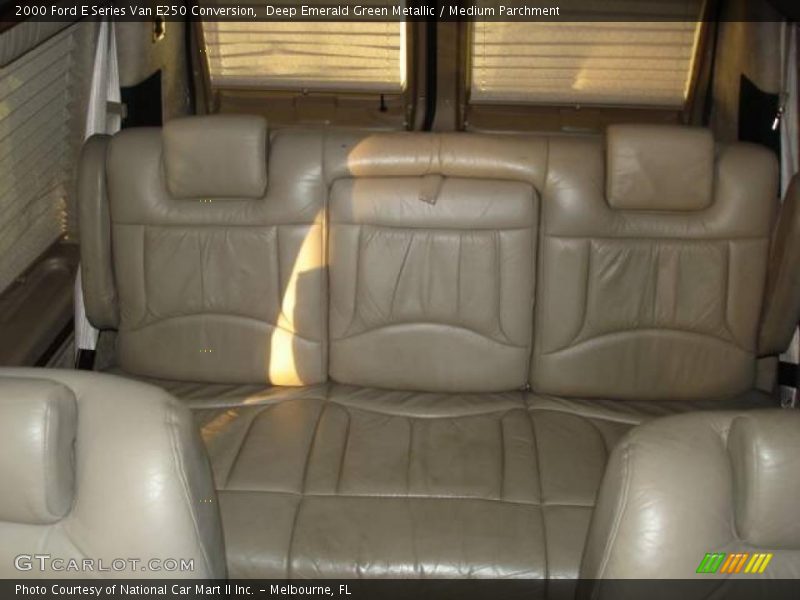Deep Emerald Green Metallic / Medium Parchment 2000 Ford E Series Van E250 Conversion