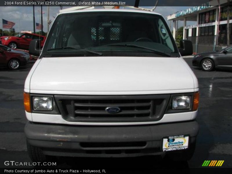 Oxford White / Medium Flint 2004 Ford E Series Van E250 Commercial