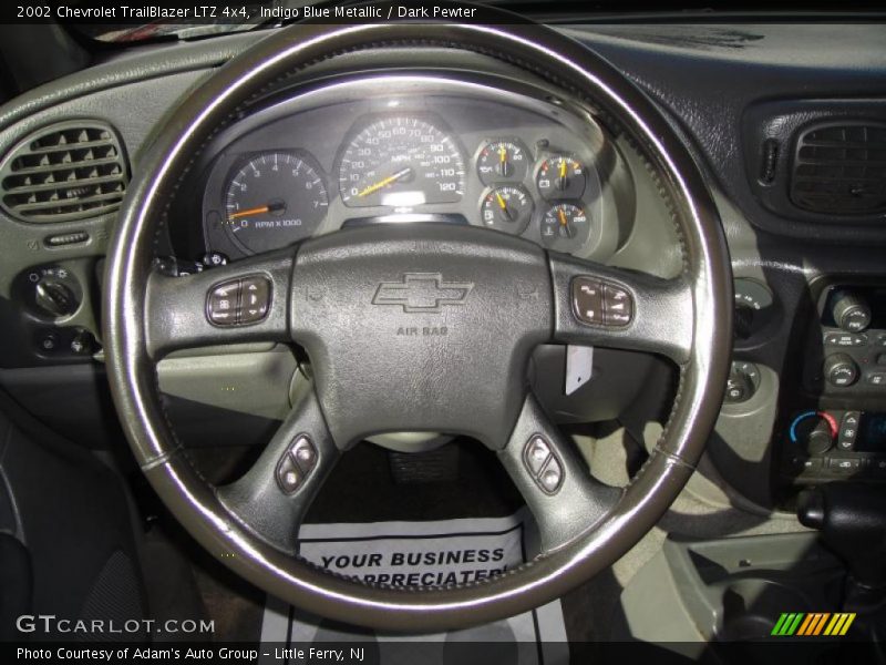 Indigo Blue Metallic / Dark Pewter 2002 Chevrolet TrailBlazer LTZ 4x4