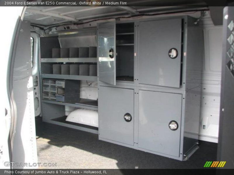 Oxford White / Medium Flint 2004 Ford E Series Van E250 Commercial