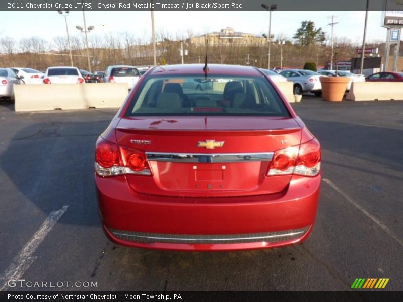 Crystal Red Metallic Tintcoat / Jet Black/Sport Red 2011 Chevrolet Cruze LT/RS