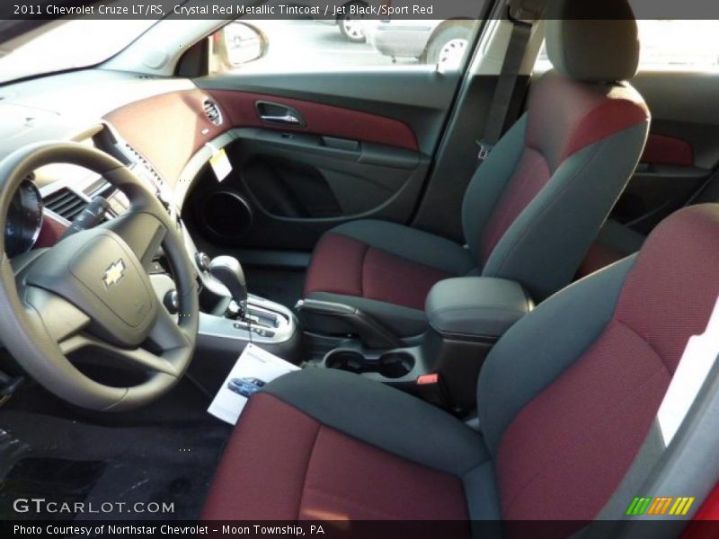  2011 Cruze LT/RS Jet Black/Sport Red Interior