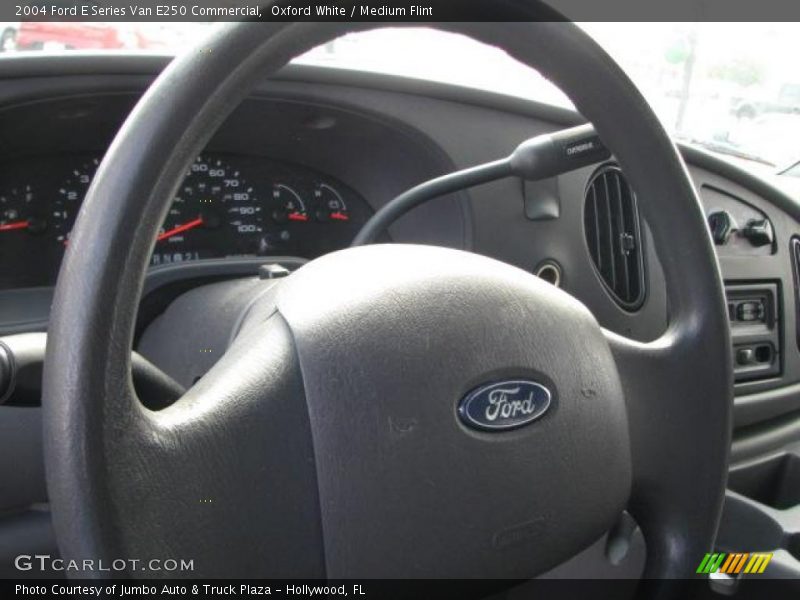 Oxford White / Medium Flint 2004 Ford E Series Van E250 Commercial