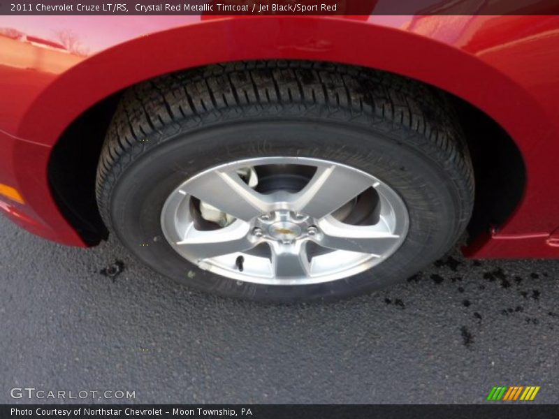 Crystal Red Metallic Tintcoat / Jet Black/Sport Red 2011 Chevrolet Cruze LT/RS