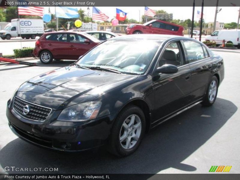 Super Black / Frost Gray 2005 Nissan Altima 2.5 S